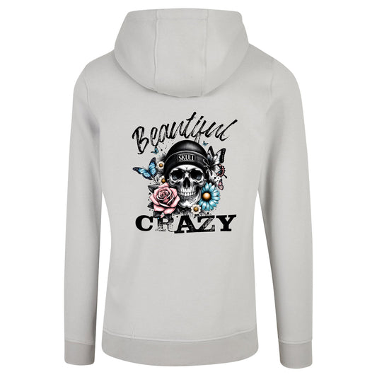 ZIP Hoodie - Beautiful Crazy Skull