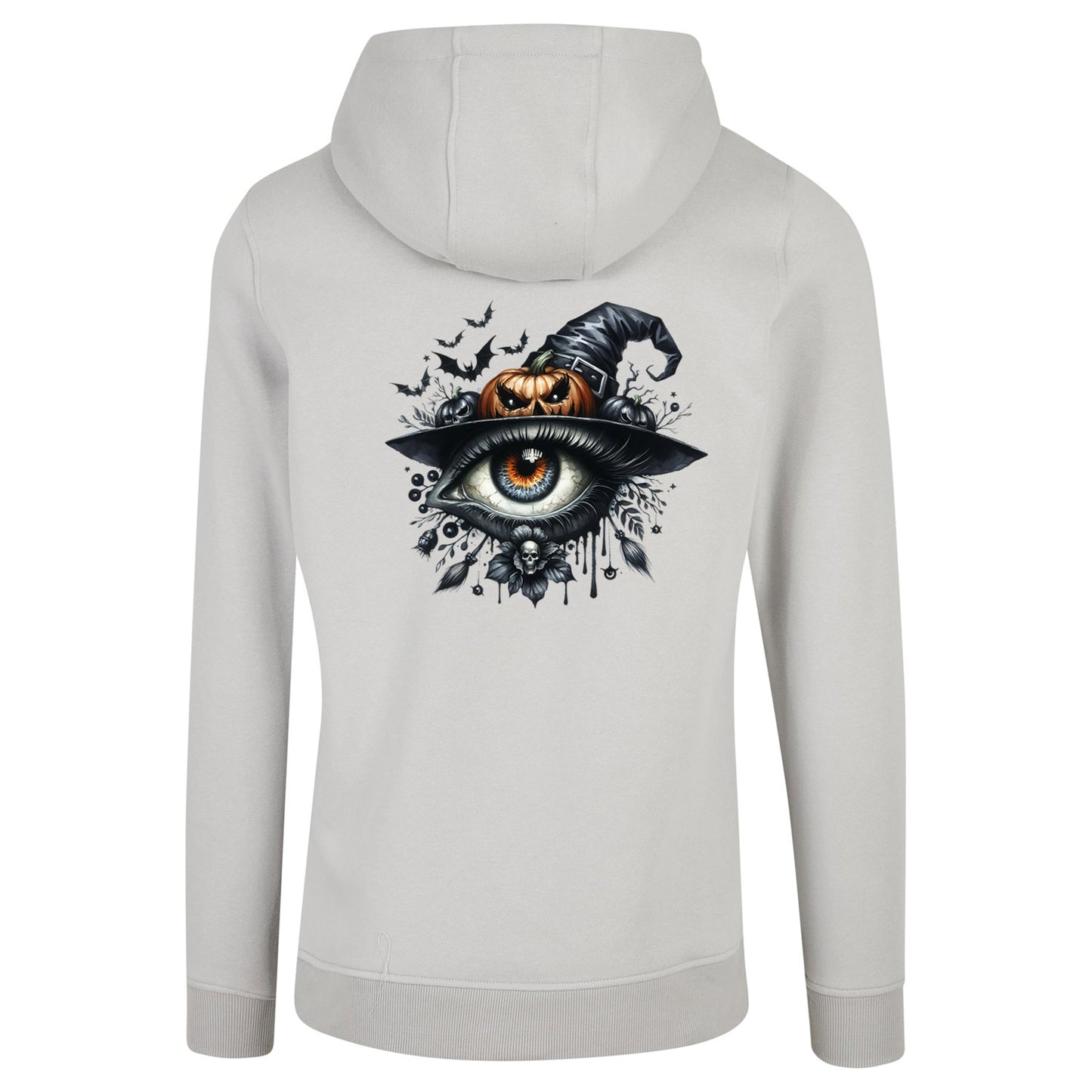 ZIP Hoodie - Halloween Auge Kürbis Hut