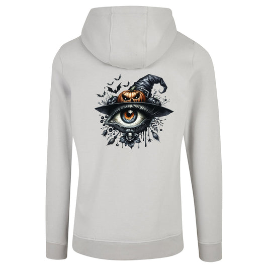 ZIP Hoodie - Halloween Auge Kürbis Hut