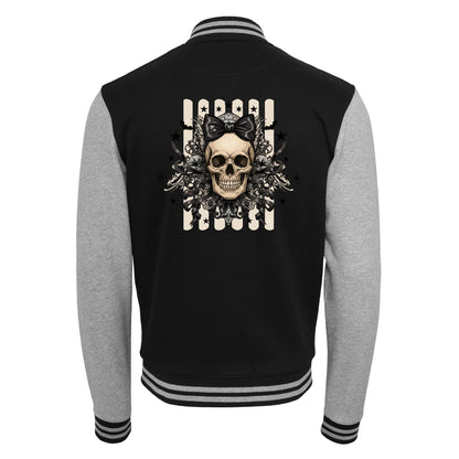 Collage Jacke - Black Ribbon Skull