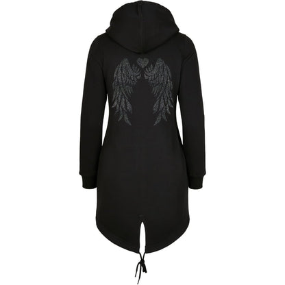 ZIP Parka Schwarz - Angel Wings