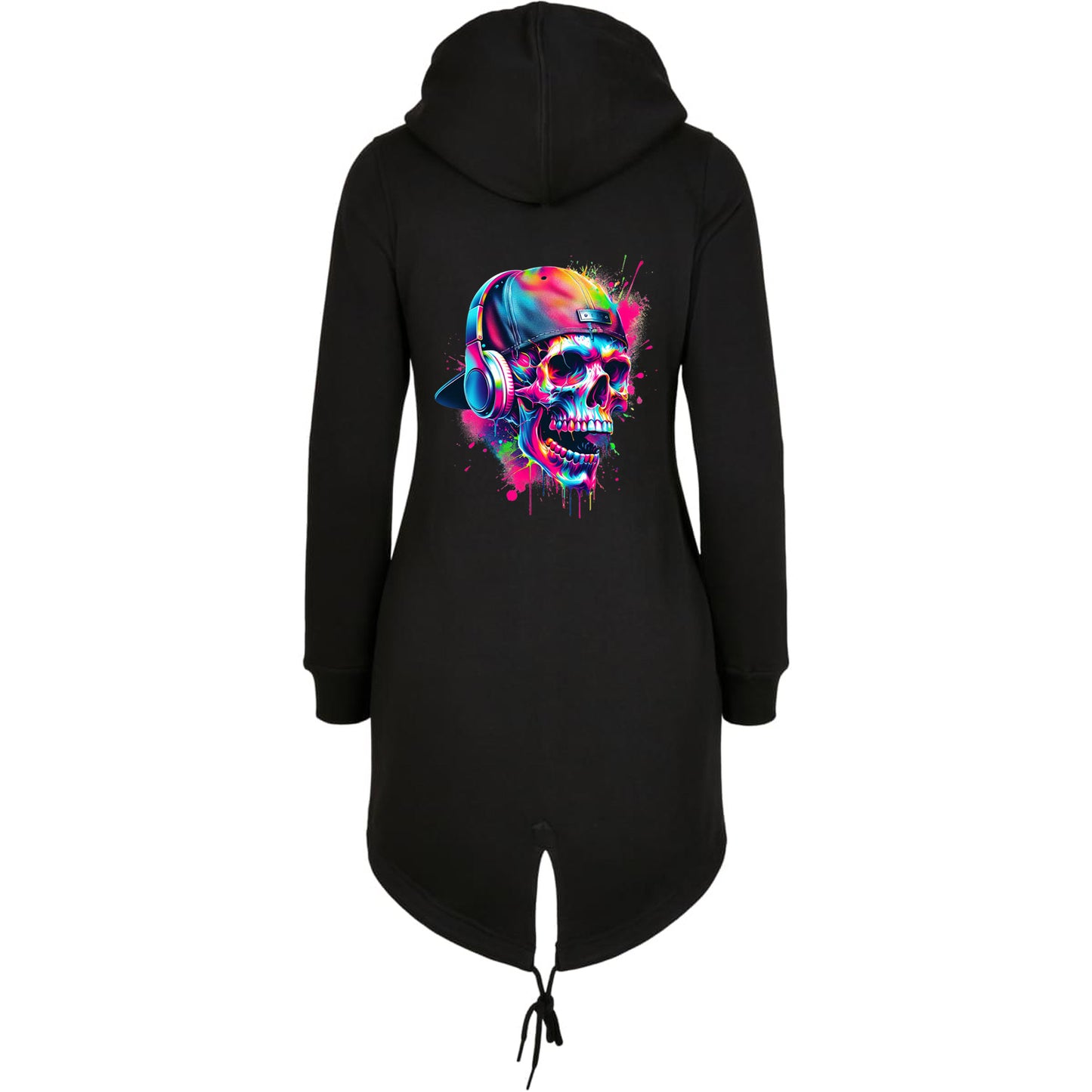 ZIP Parka Schwarz - Skull