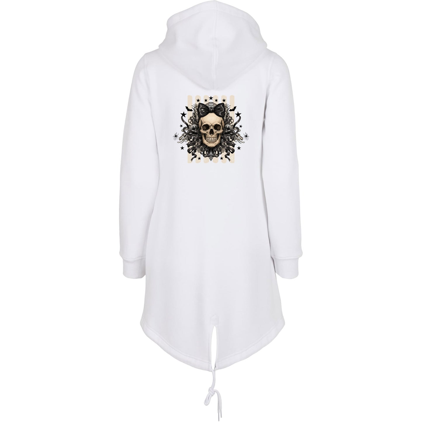 ZIP Parka - Black Ribbon Skull