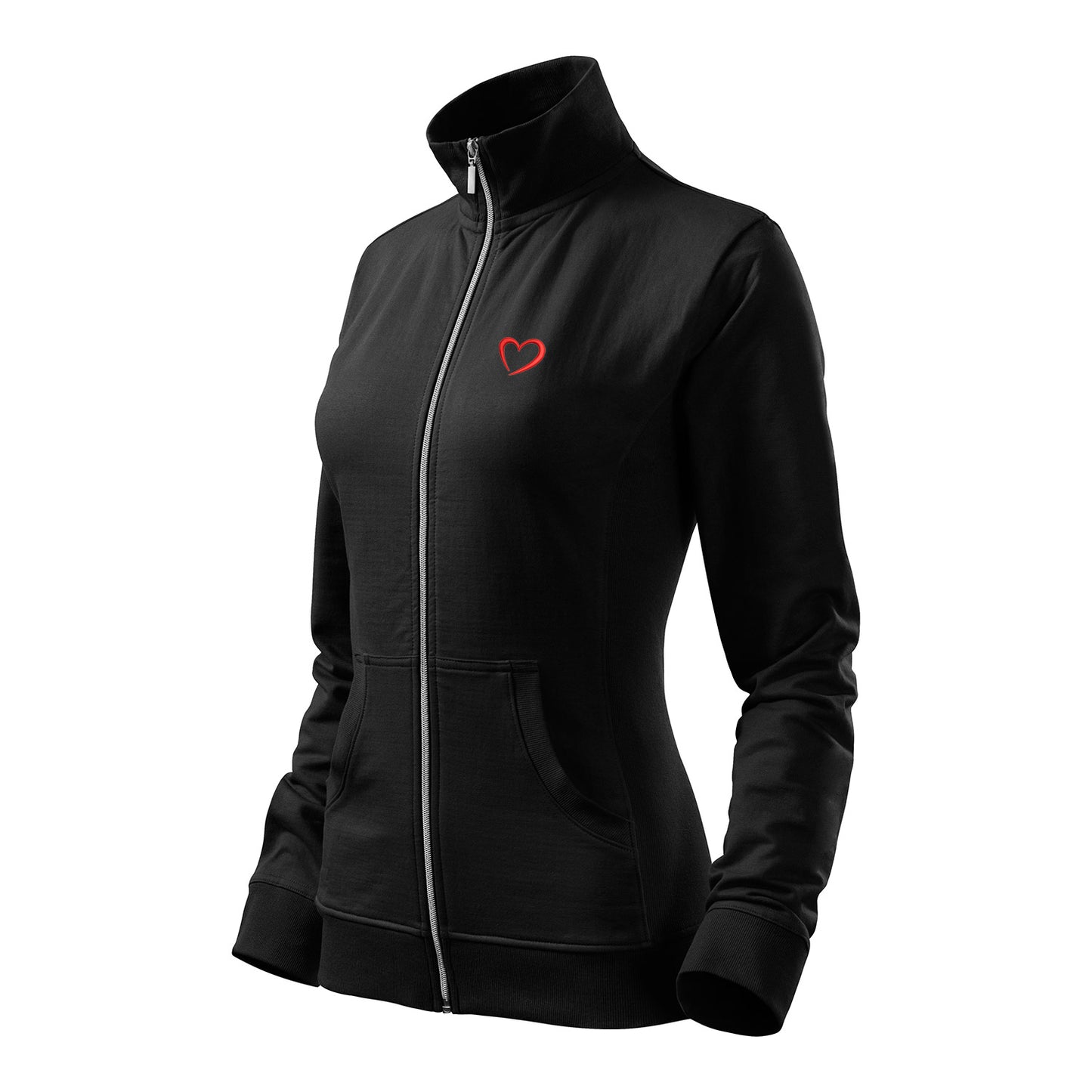 ZIP Sweatshirt - Herz Stick