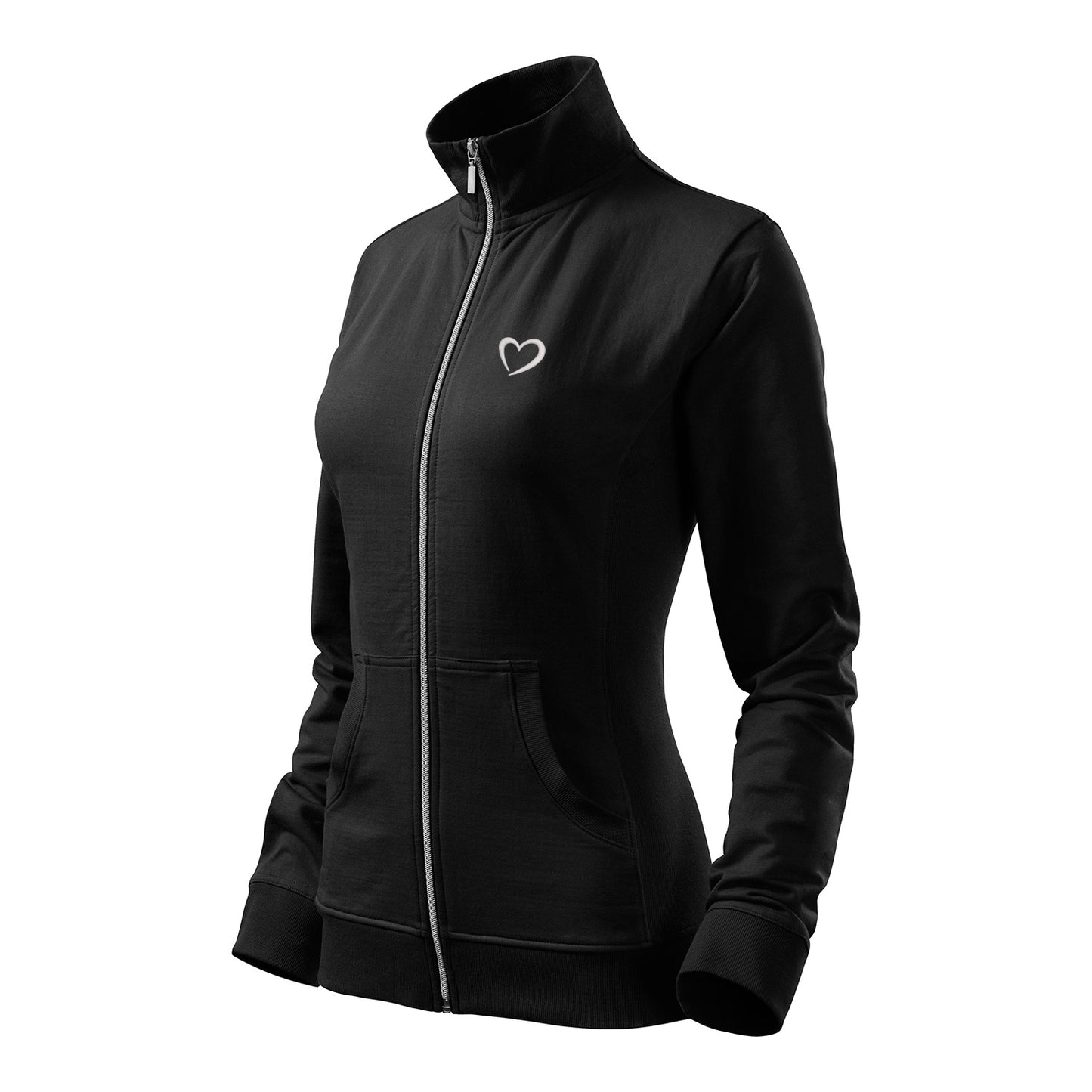 ZIP Sweatshirt - Herz Stick