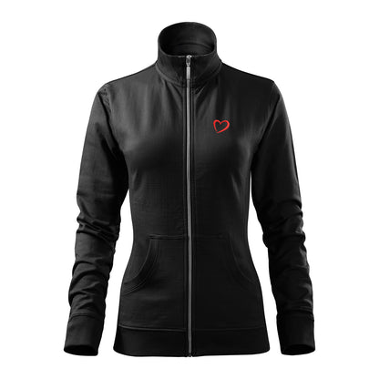 ZIP Sweatshirt - Herz Stick