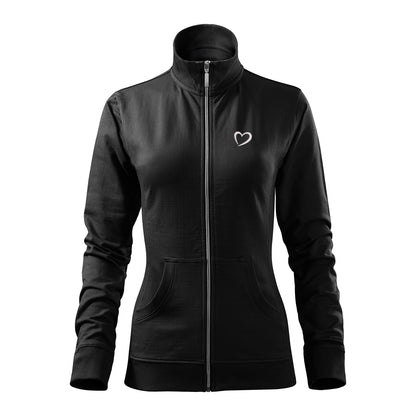 ZIP Sweatshirt - Herz Stick