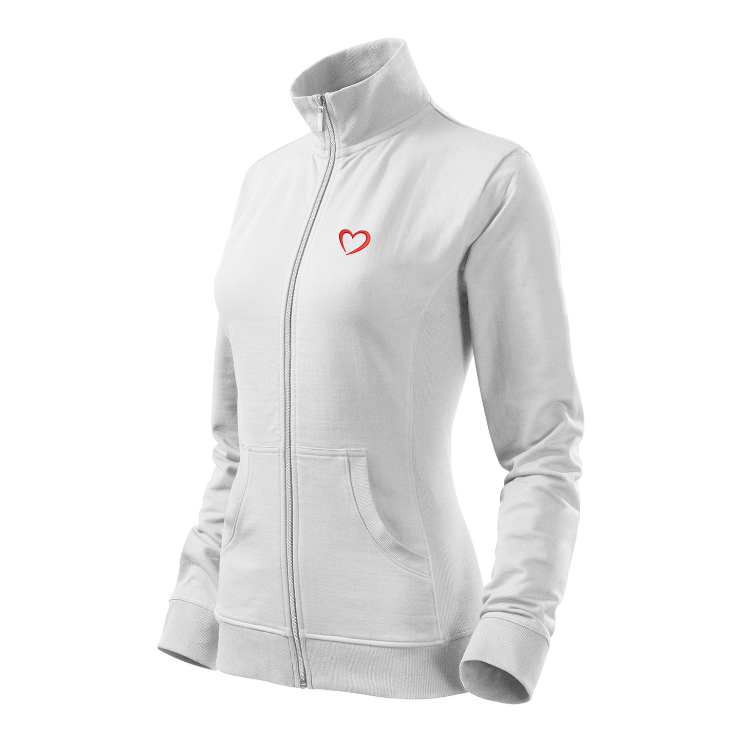 ZIP Sweatshirt - Herz Stick