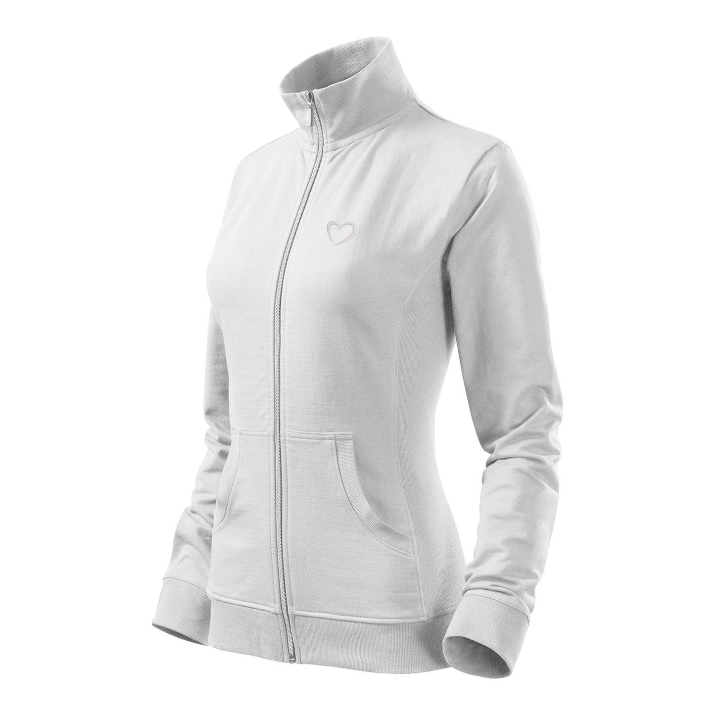 ZIP Sweatshirt - Herz Stick