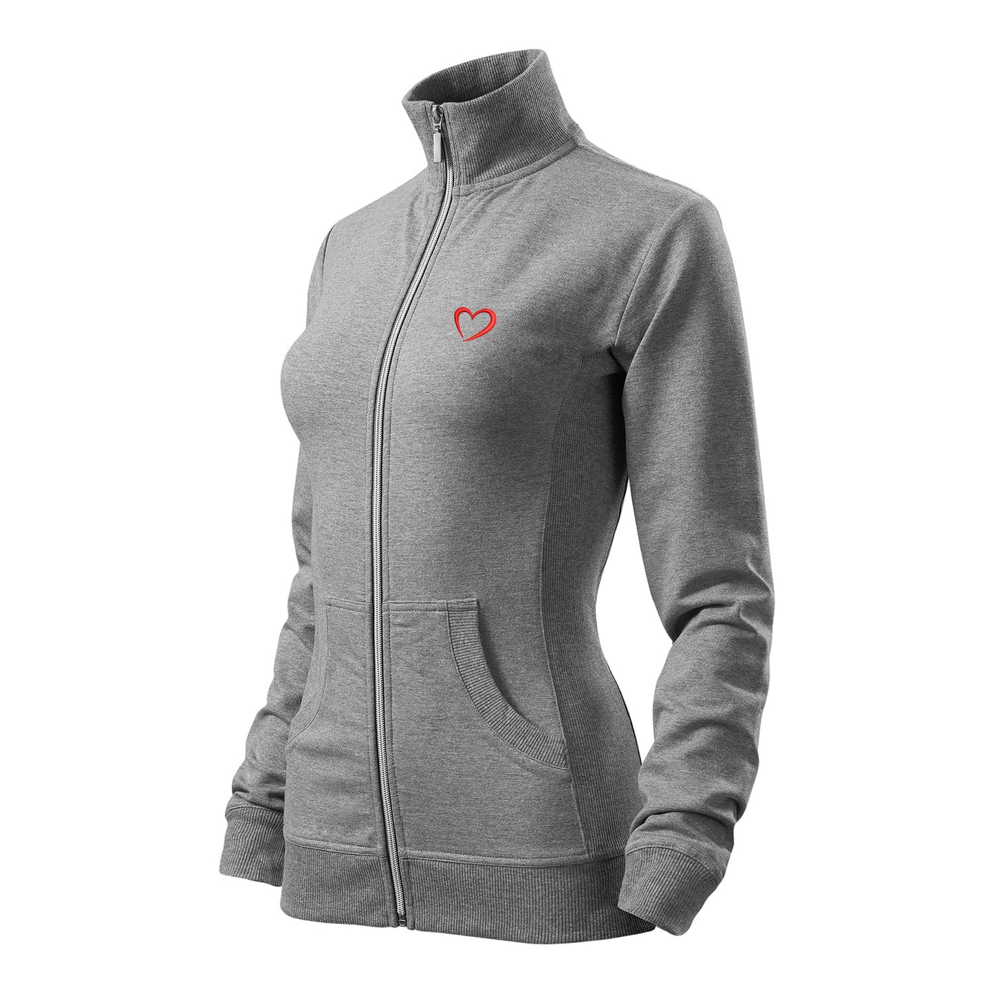 ZIP Sweatshirt - Herz Stick