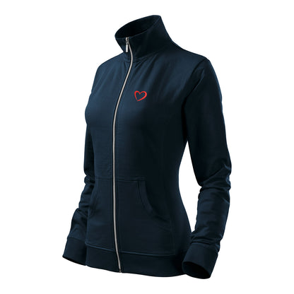 ZIP Sweatshirt - Herz Stick