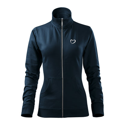 ZIP Sweatshirt - Herz Stick