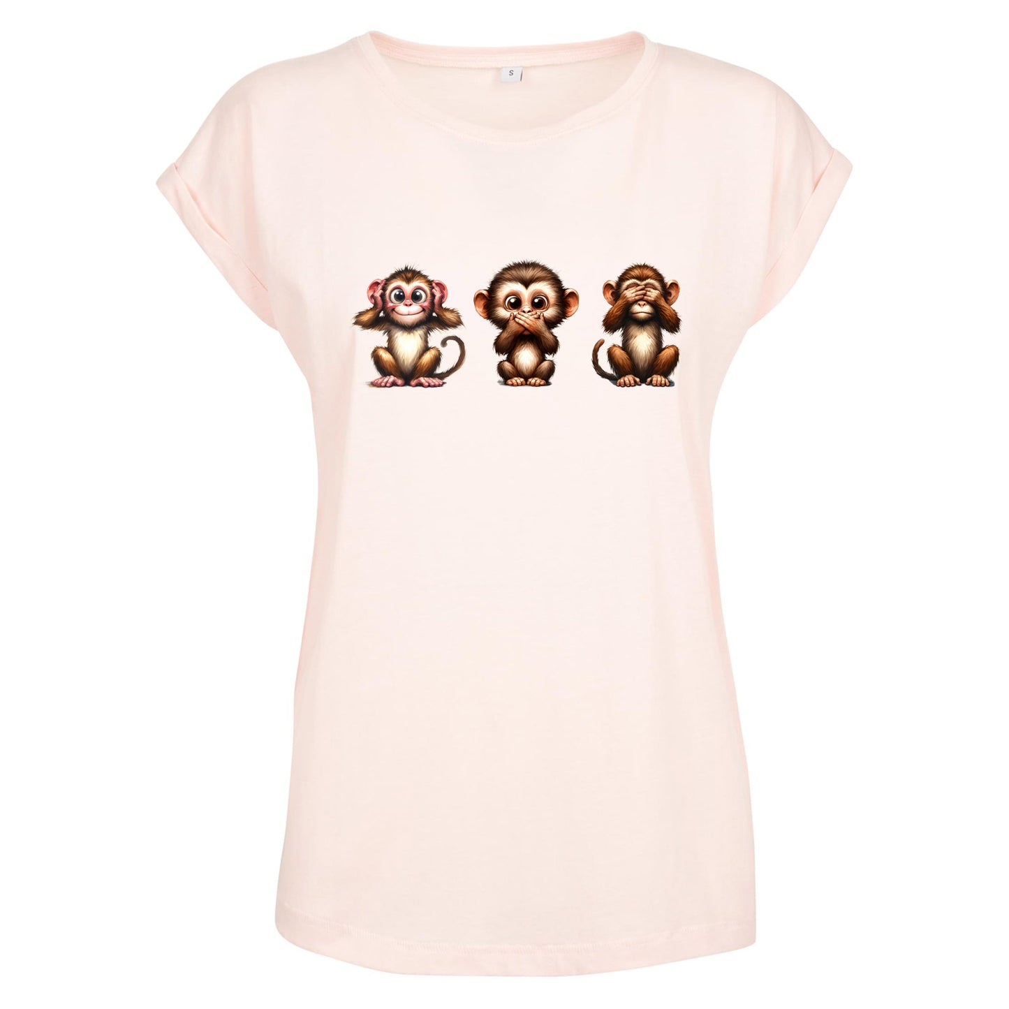 Ladies Extended Shoulder T-Shirt -Affenbande