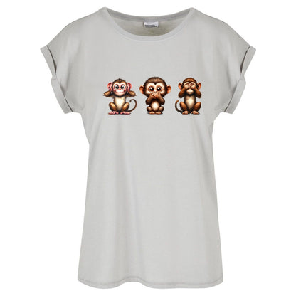 Ladies Extended Shoulder T-Shirt -Affenbande