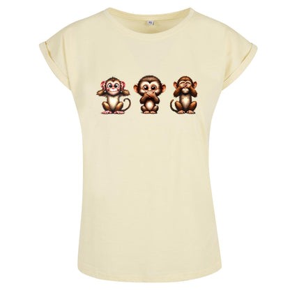 Ladies Extended Shoulder T-Shirt -Affenbande