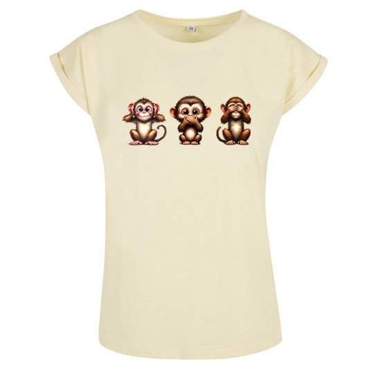 Ladies Extended Shoulder T-Shirt -Affenbande