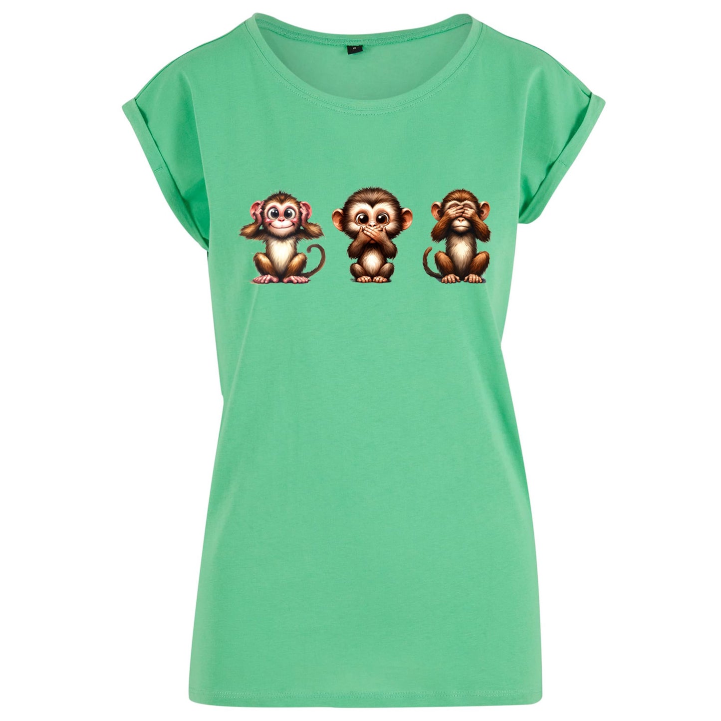 Ladies Extended Shoulder T-Shirt -Affenbande