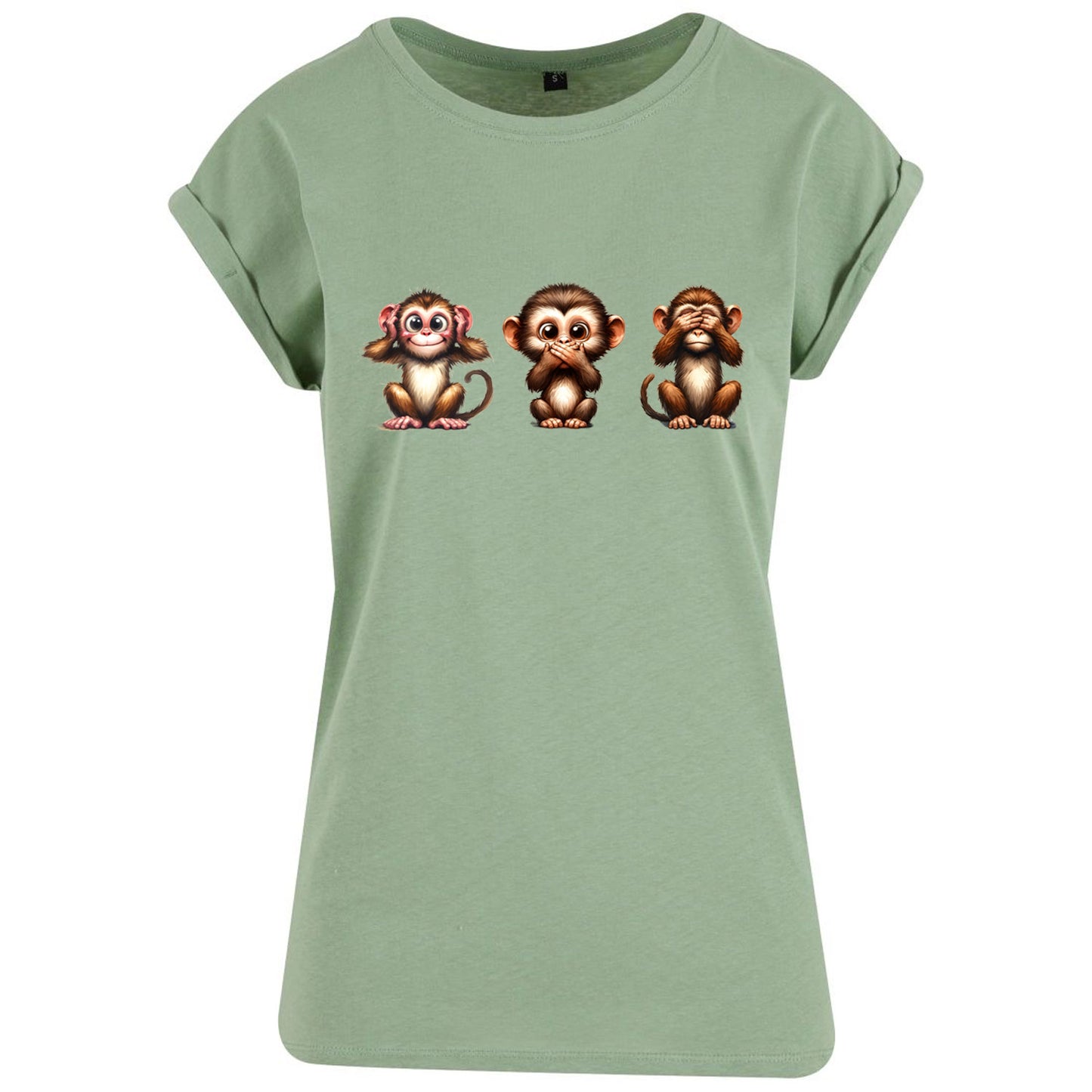 Ladies Extended Shoulder T-Shirt -Affenbande