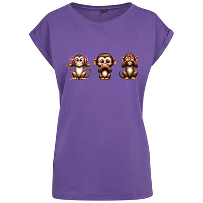 Ladies Extended Shoulder T-Shirt -Affenbande