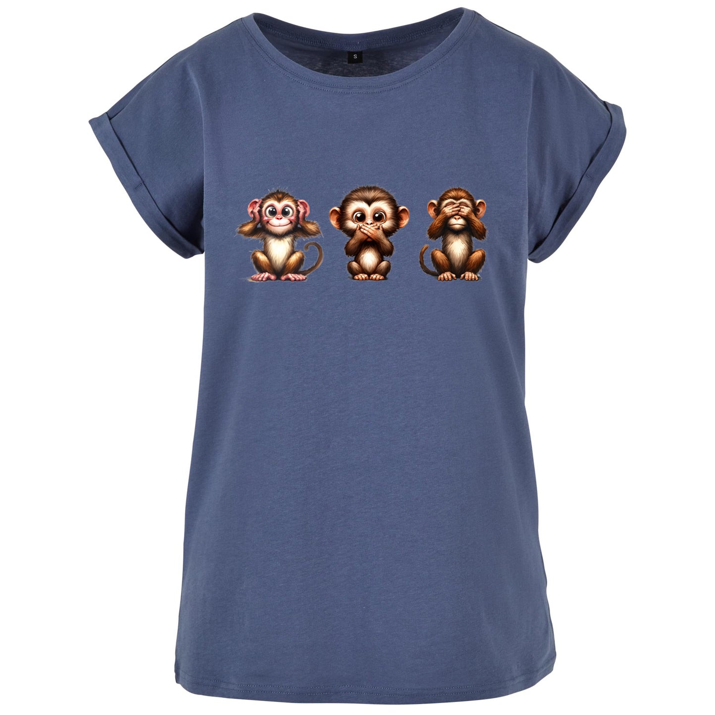 Ladies Extended Shoulder T-Shirt -Affenbande