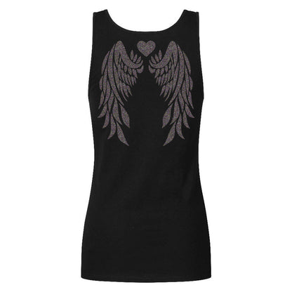 Top / Tanktop - Angelwings Glitzer