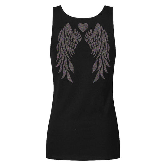 Top / Tanktop - Angelwings Glitzer