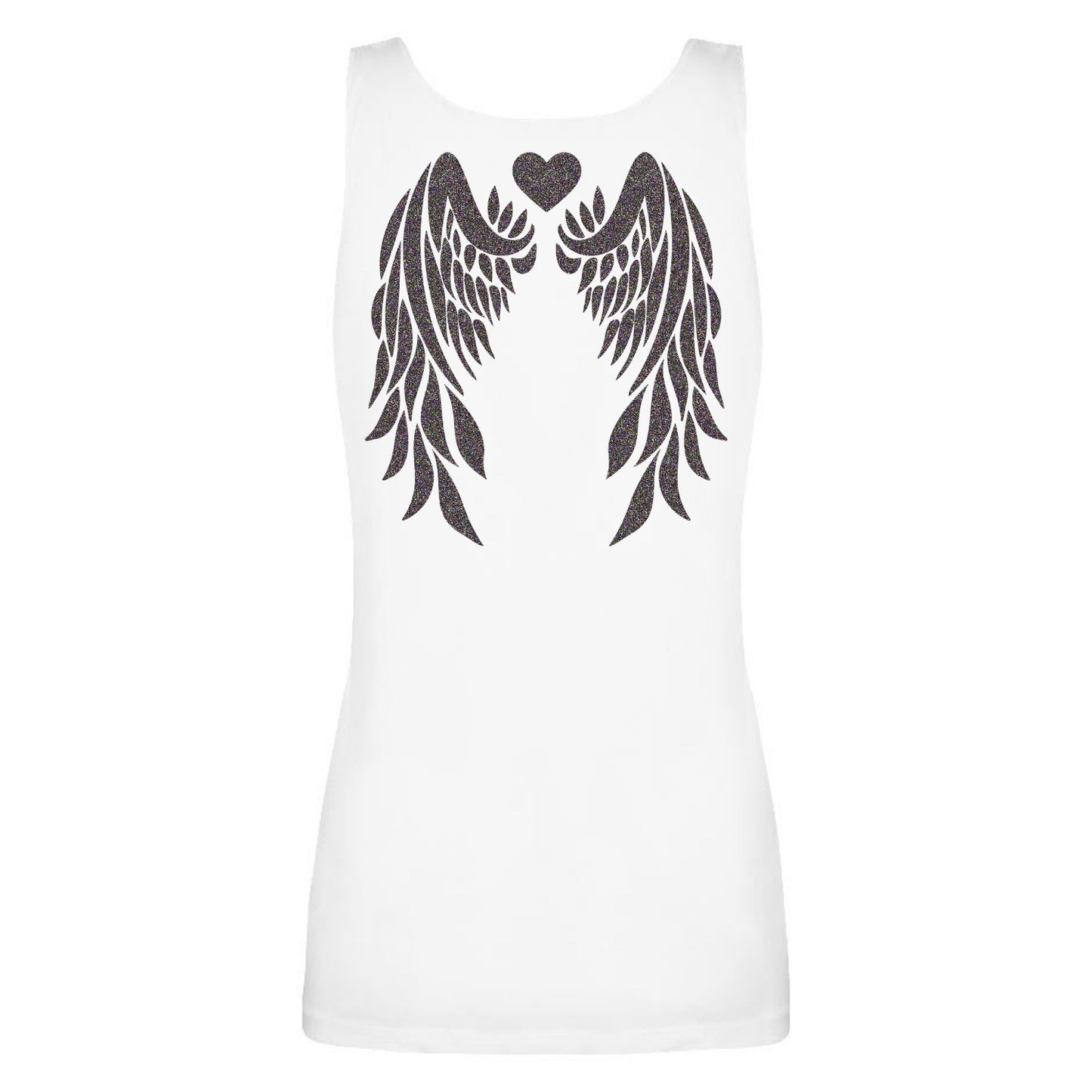 Top / Tanktop - Angelwings Glitzer