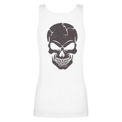 Top / Tanktop - Skullhead Glitzer