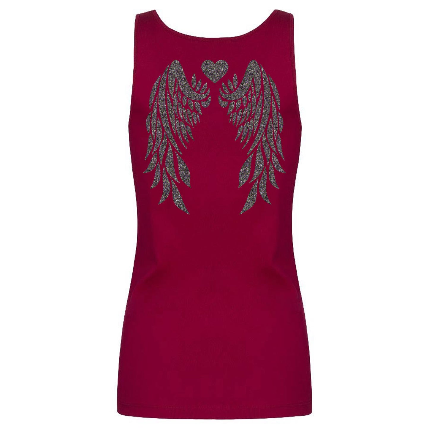 Top / Tanktop - Angelwings Glitzer