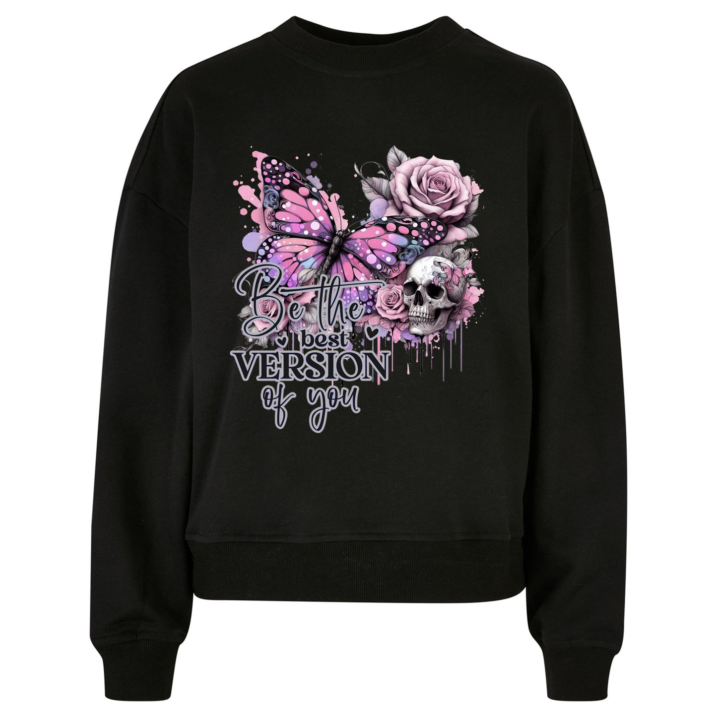 Ladies Oversized Sweatshirt - Be the best Vision of you