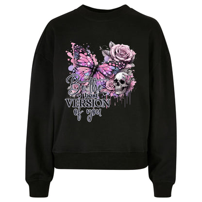 Ladies Oversized Sweatshirt - Be the best Vision of you