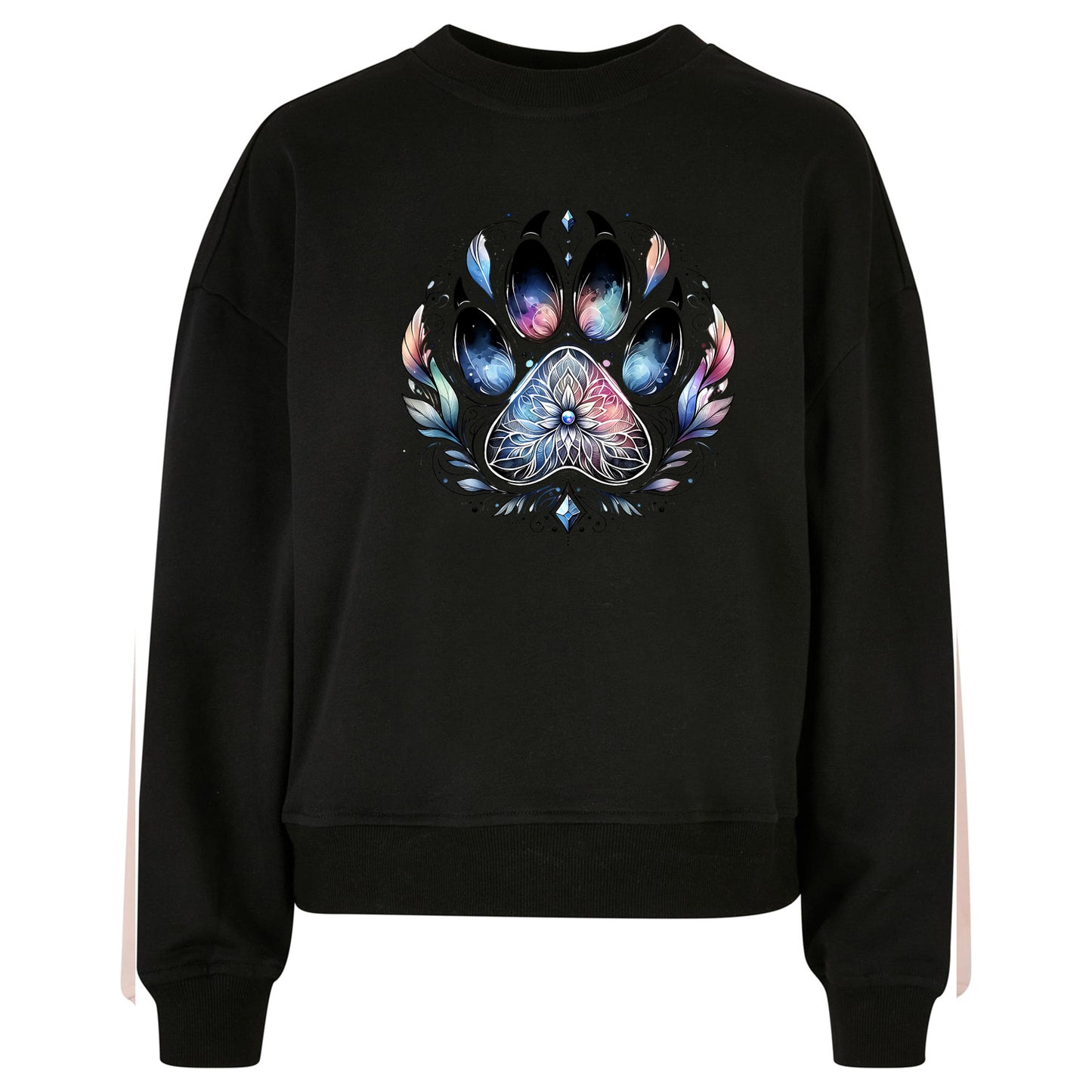 Ladies Oversized Sweatshirt - Pfote Federn