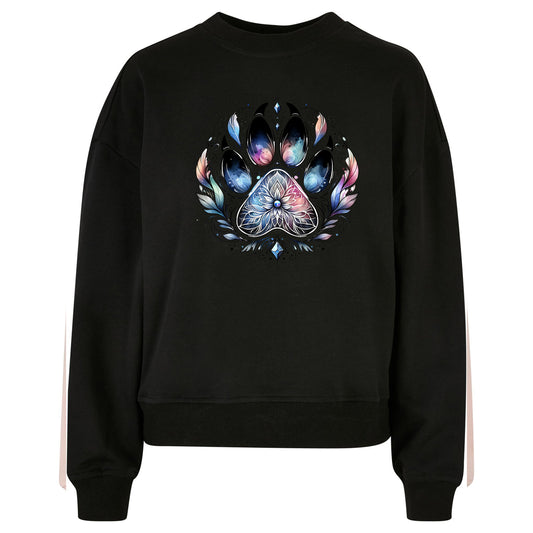 Ladies Oversized Sweatshirt - Pfote Federn
