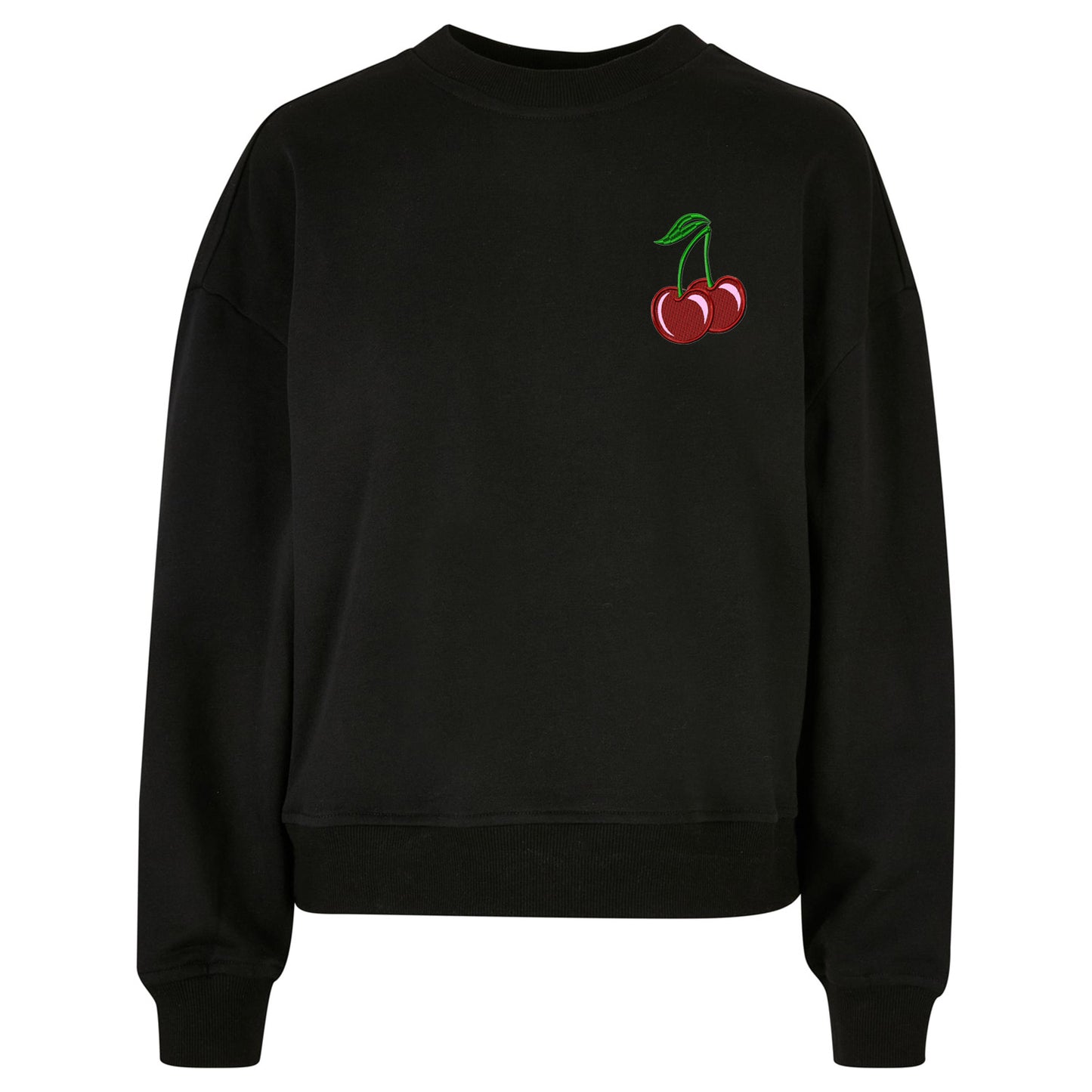 Ladies Oversized Sweatshirt - Kirschen Cherry Stick