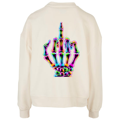 Ladies Oversized Sweatshirt - Fuck Off