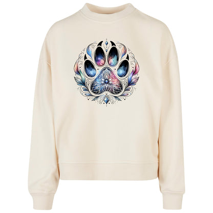 Ladies Oversized Sweatshirt - Pfote Federn