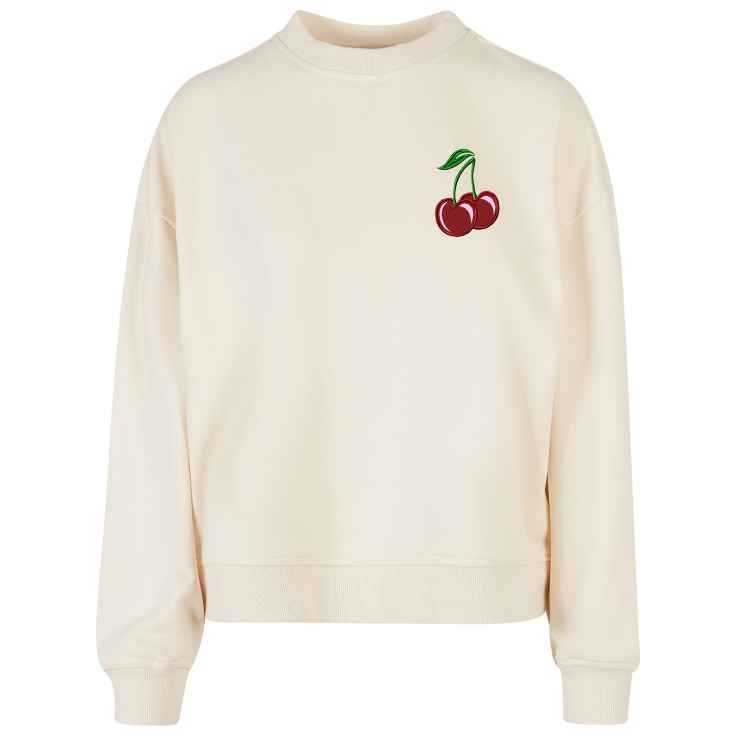 Ladies Oversized Sweatshirt - Kirschen Cherry Stick