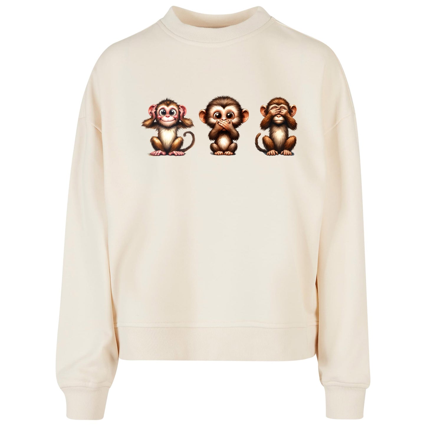 Ladies Oversized Sweatshirt - Affenbande