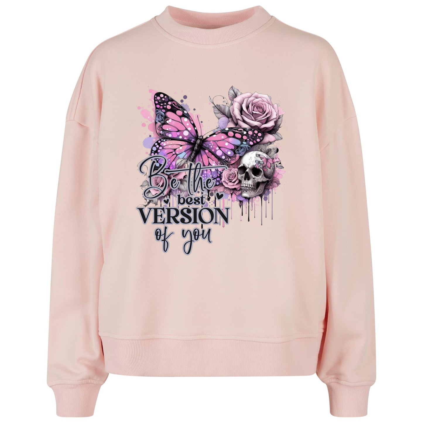 Ladies Oversized Sweatshirt - Be the best Vision of you