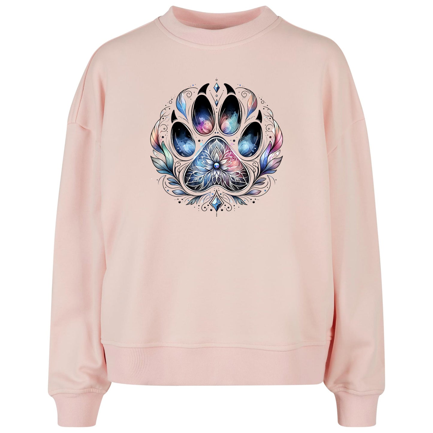 Ladies Oversized Sweatshirt - Pfote Federn