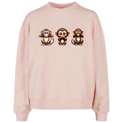Ladies Oversized Sweatshirt - Affenbande