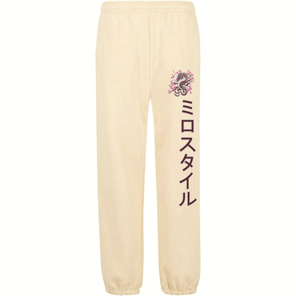 Sweatpants Jogginghose - Blossom Dragon Miro Style