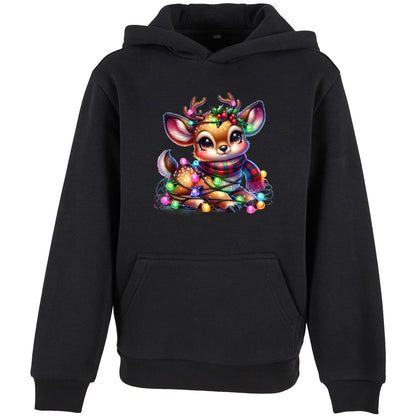 Kids Hoodie - X-Mas Rentier Lichterkette