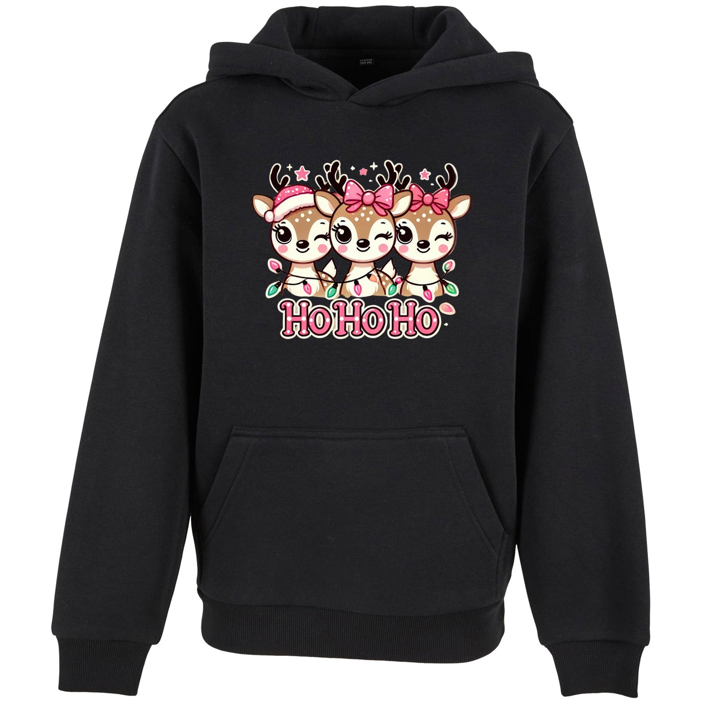 Kids Hoodie - HoHoHo Rentier Druck