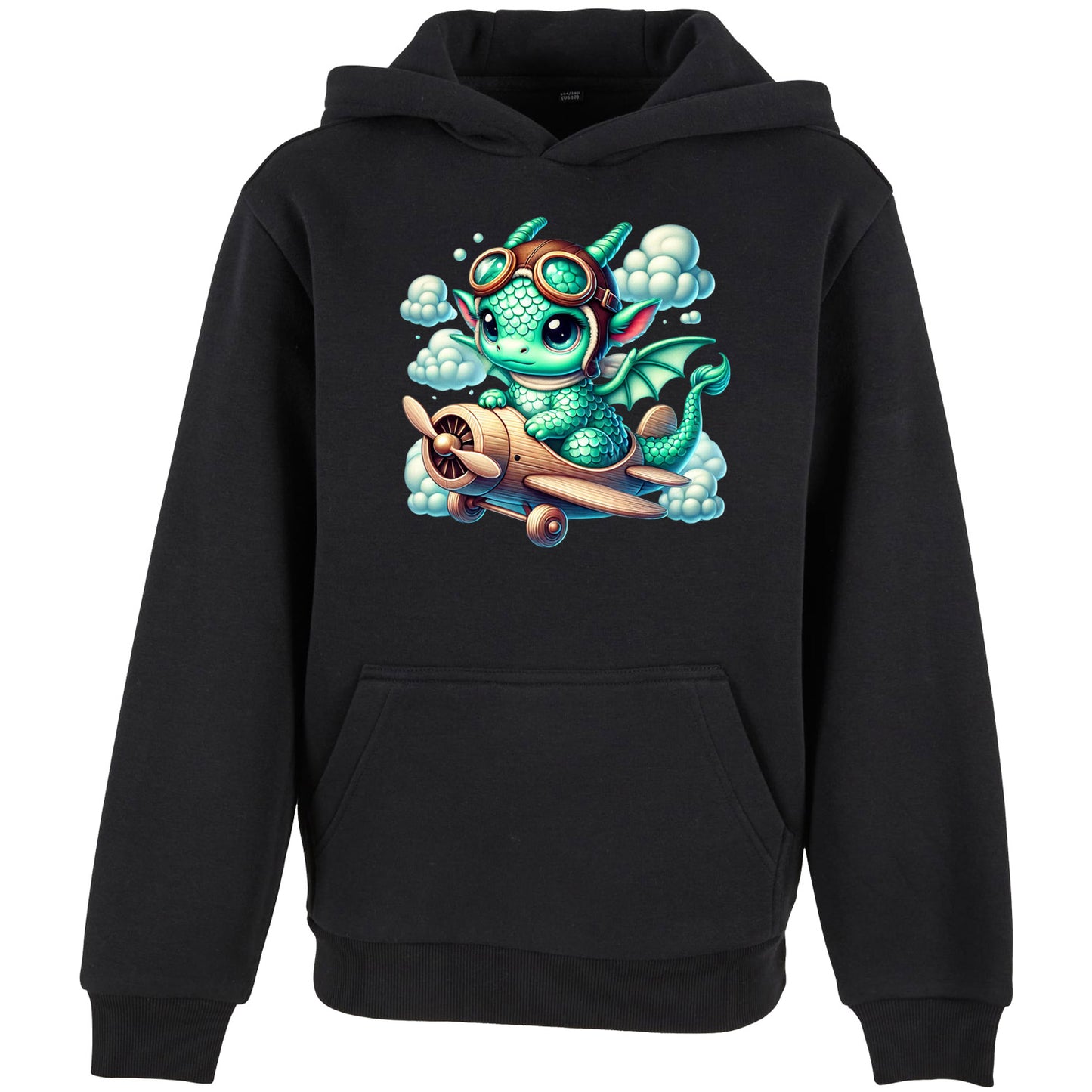Kids Hoodie - Drache Flugzeug