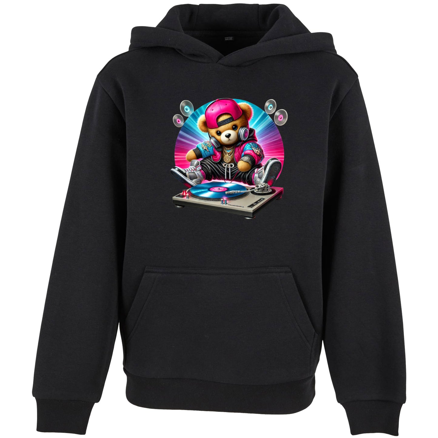 Kids Hoodie - DJ Teddy Bear
