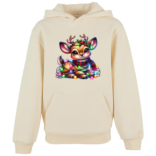 Kids Hoodie - X-Mas Rentier Lichterkette