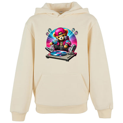 Kids Hoodie - DJ Teddy Bear