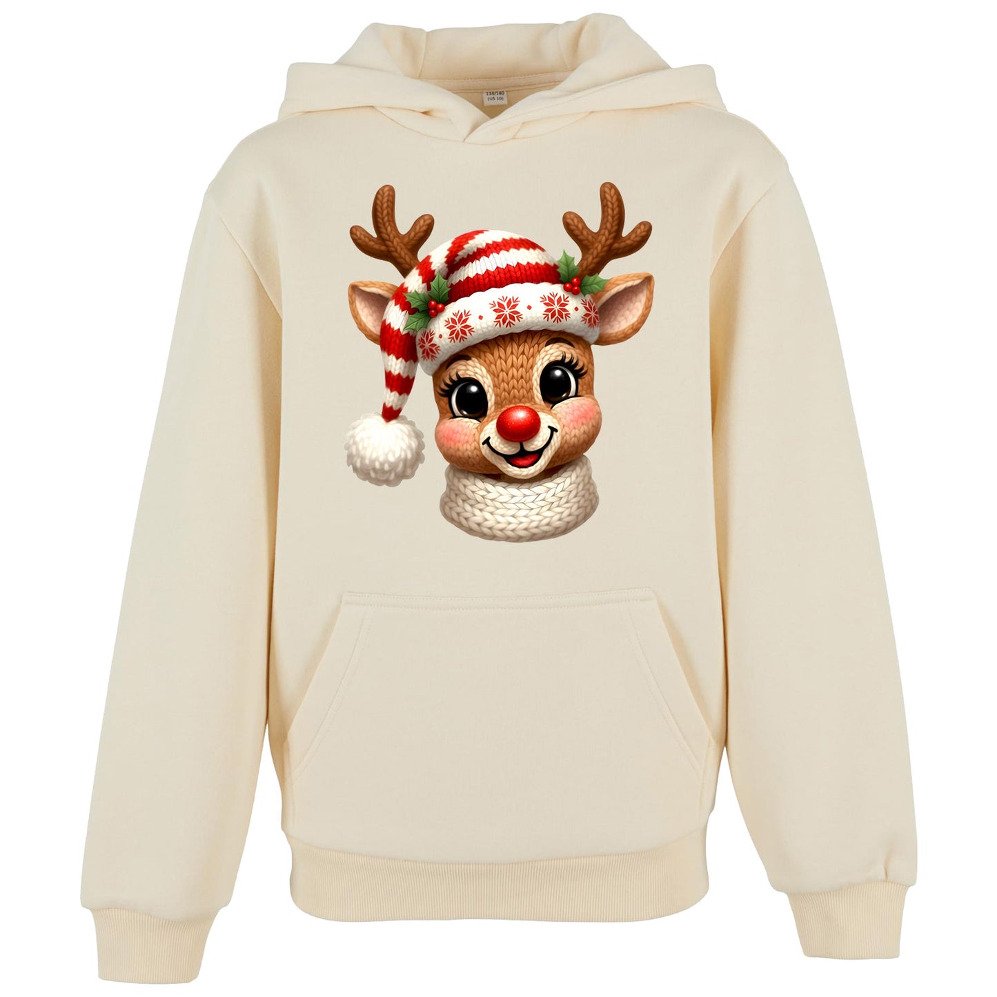 Kids Hoodie - Monatsangebot November - Rentier Stickoptik