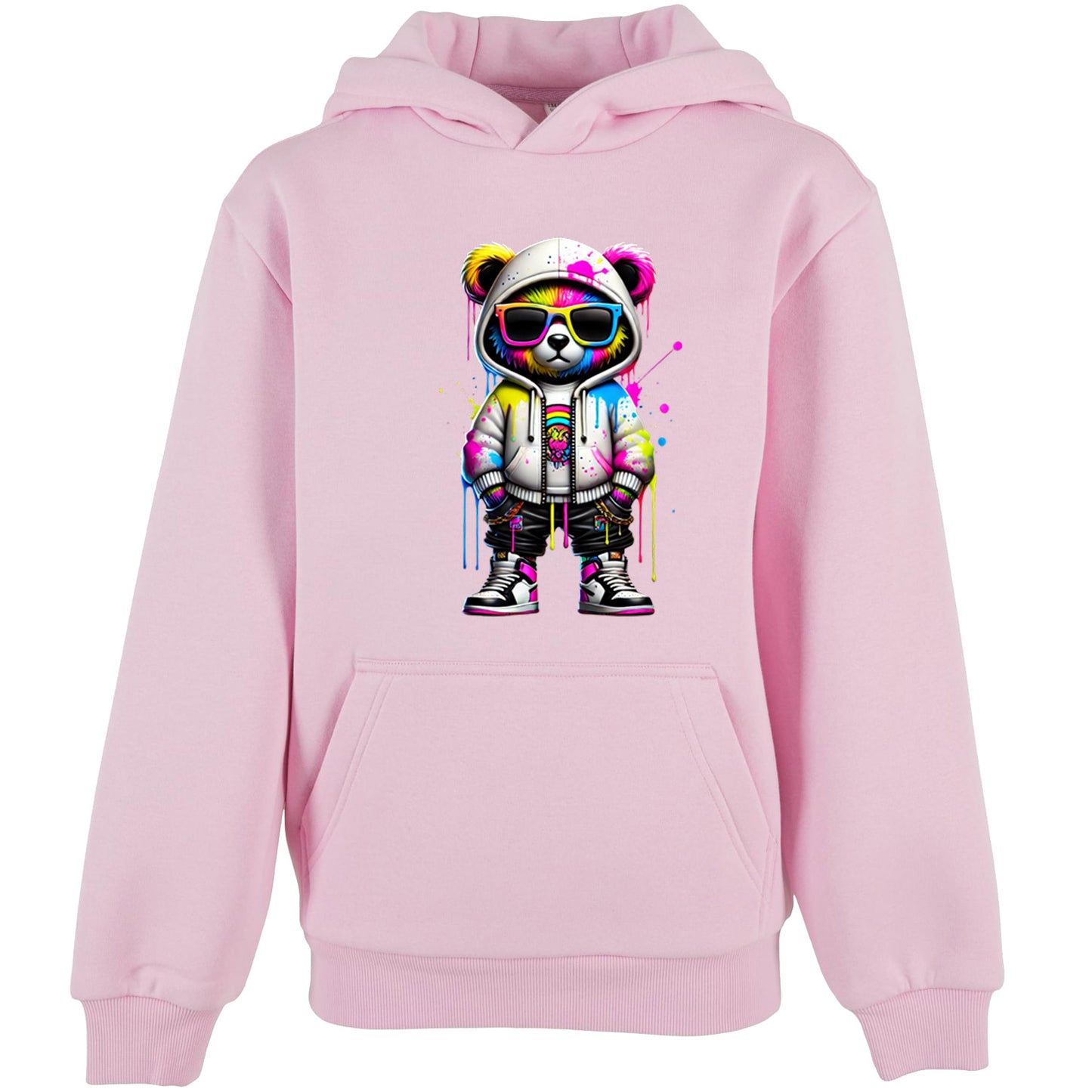 Kids Hoodie - Bear Sunglas